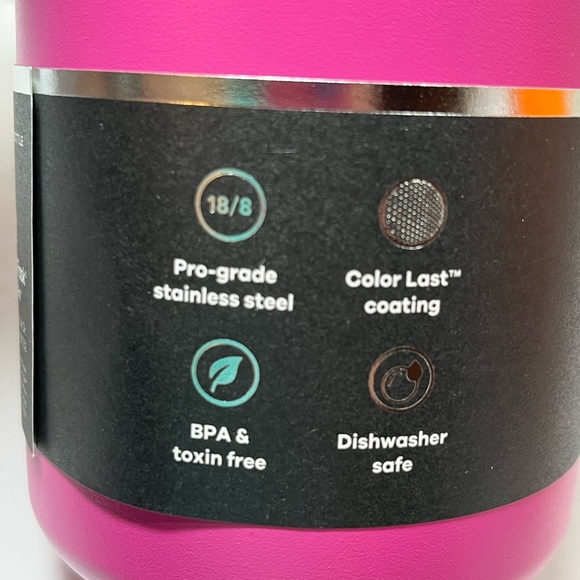 NWT Hydro Flask 32oz Wide Mouth In Carnation - Picture 7 of 7